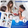Better Office Products Photo Album Refill Sheets, For 3.5 x 5 Inch Photos, Heavyweight, Diamond Clear, 50PK 32450